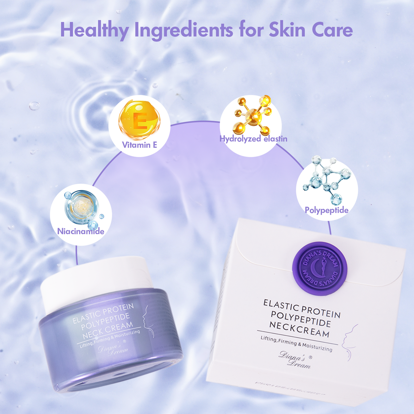 Diana's Dream Neck Cream - Hydrate, Tighten & Lift Firming Neck Cream for Smooth, Youthful Skin