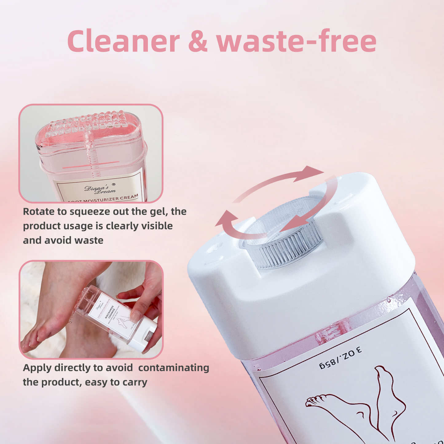 Diana's Dream Foot Cream - Hydrating, Smoothing, and Nourishing Solution for Dry Feet